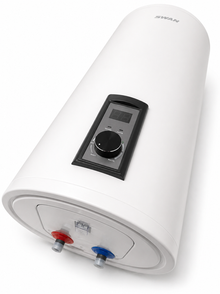 Бойлер Swan SRB-50W1 круглий з сухим ТЕНом 50л 2кВт slim SRB-50w1 фото